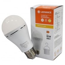 Lampadina LED RECHARGEABLE A60 E27/8W/230V 2700K - Ledvance
