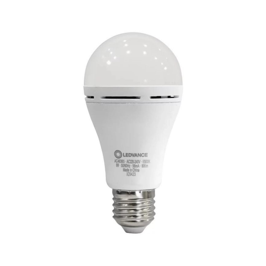 Lampadina LED RECHARGEABLE A60 E27/8W/230V 6500K - Ledvance