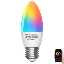 Lampadina LED RGB C37 E27/5W/230V 3000-6500K Wi-Fi - Aigostar