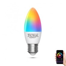 Lampadina LED RGB C37 E27/7W/230V 3000-6500K Wi-Fi - Aigostar