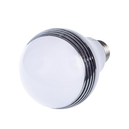 Lampadina LED RGB con altoparlante bluetooth E27/8W/230V 2700K