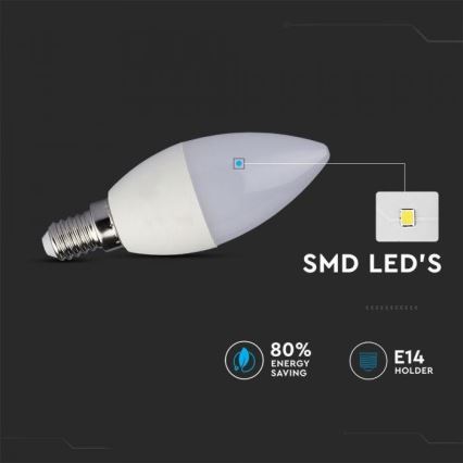Lampadina LED RGB dimmerabile E14/3,5W/230V 6400K + telecomando