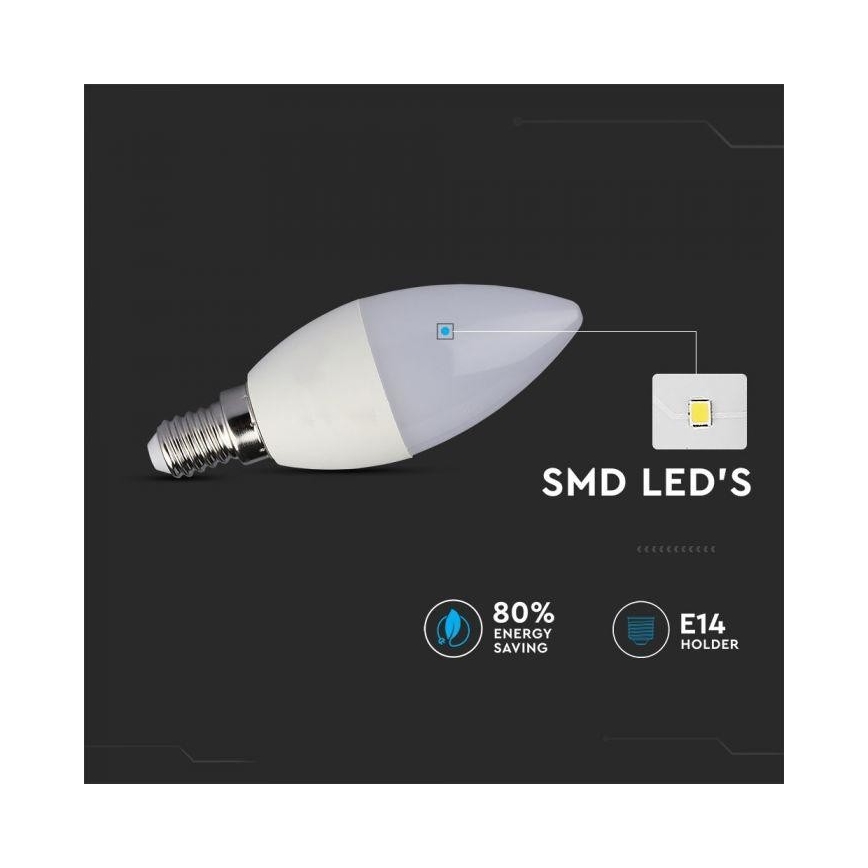 Lampadina LED RGB dimmerabile E14/3,5W/230V 6400K + telecomando