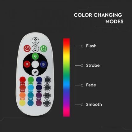 Lampadina LED RGB dimmerabile E14/3,5W/230V 6400K + telecomando