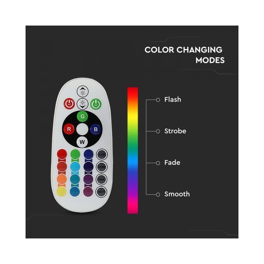Lampadina LED RGB dimmerabile E14/3,5W/230V 6400K + telecomando