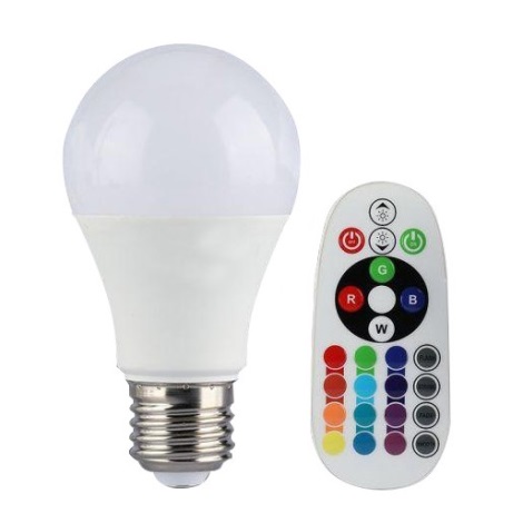 Lampadina LED RGB dimmerabile E27/6W/230V 6400K + TC