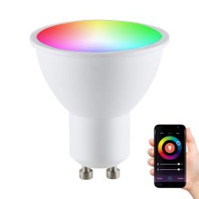 Lampadina LED RGB dimmerabile G45 GU10/5,5W/230V 3000-6500K Wi-fi Tuya
