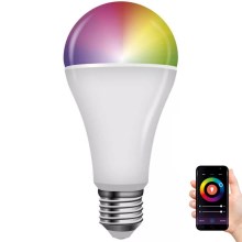 Lampadina LED RGB dimmerabile GoSmart A65 E27/14W/230V 2700-6500K Tuya