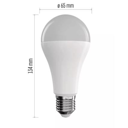 Lampadina LED RGB dimmerabile GoSmart A65 E27/14W/230V 2700-6500K Tuya