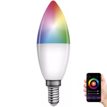 Lampadina LED RGB dimmerabile GoSmart E14/4,8W/230V 2700-6500K Tuya