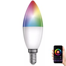 Lampadina LED RGB dimmerabile GoSmart E14/4,8W/230V 2700-6500K Wi-Fi Tuya