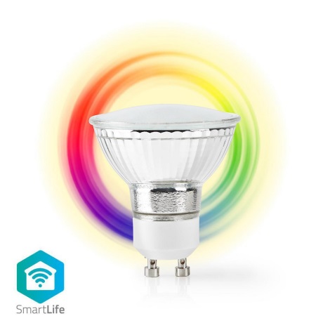 Lampadina LED RGB dimmerabile intelligente GU10/5W/230V
