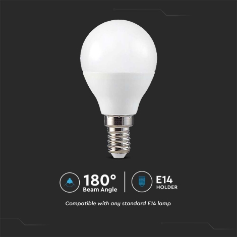 Lampadina LED RGB Dimmerabile P45 E14/4,8W/230V 3000K + telecomando