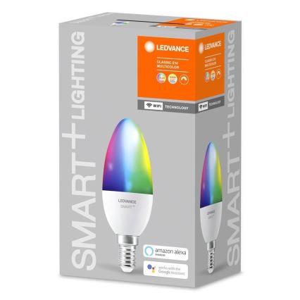 Lampadina LED RGB dimmerabile SMART+ E14/5W/230V 2700K-6500K - Ledvance