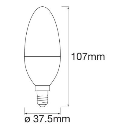 Lampadina LED RGB dimmerabile SMART+ E14/5W/230V 2700K-6500K - Ledvance