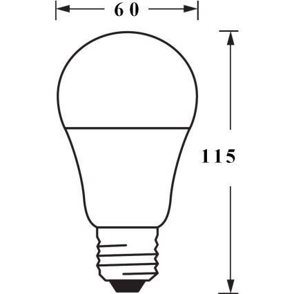 Lampadina LED RGB dimmerabile SMART+ E27/9.5W/230V 2,700K-6,500K - Ledvance