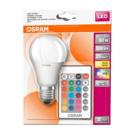 Lampadina LED Antibatterica A100 E27/13W/230V 2700K - Osram