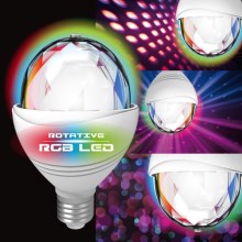 Lampadina LED RGB DISCO A60 E27/3W/230V
