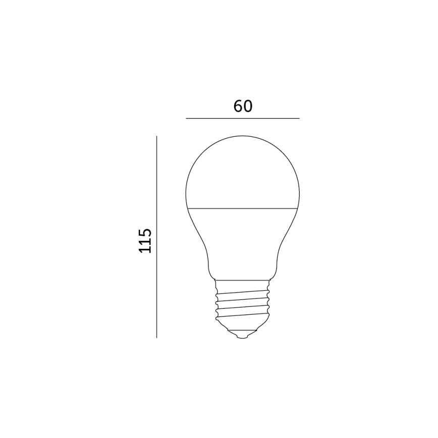 Lampadina LED RGB Smart dimmerabile E27/9,5W/230V 2700-6500K Wi-Fi Tuya