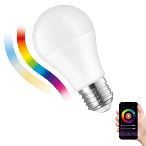Lampadina LED RGBW Dimmerabile A60 E27/13W/230V 2700-6500K Wi-Fi