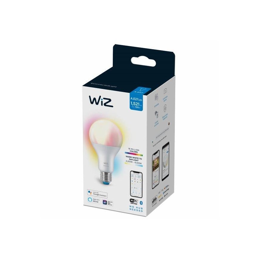 Lampadina LED RGBW dimmerabile A67 E27/13W/230V 2200-6500K CRI 90 Wi-Fi -WiZ