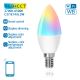 Lampadina LED RGBW dimmerabile C37 E14/6,5W/230V 2700-6500K Wi-Fi - Aigostar