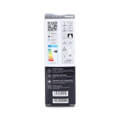 Lampadina LED RGBW dimmerabile C37 E27/5W/230V 3000-6500K Wi-Fi - Aigostar