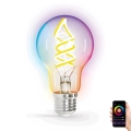Lampadina LED RGBW dimmerabile FILAMENT A60 E27/4,9W/230V 2700K Wi-Fi - Aigostar