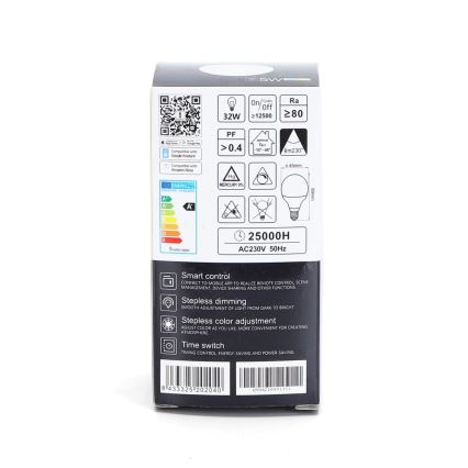 Lampadina LED RGBW dimmerabile G45 E14/5W/230V 3000-6500K Wi-Fi - Aigostar