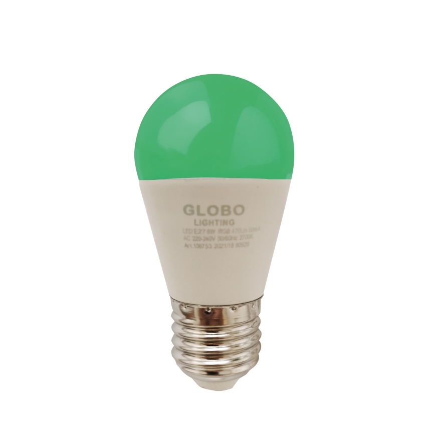 Lampadina LED RGBW dimmerabile E27/6W/230V 3000K + telecomando - Globo