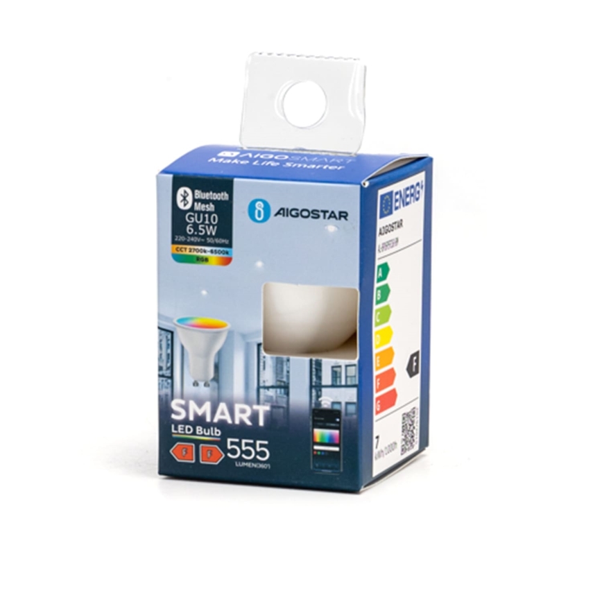 Lampadina LED RGBW dimmerabile MESH Smart GU10/6,5W/230V 2700-6500K - Aigostar