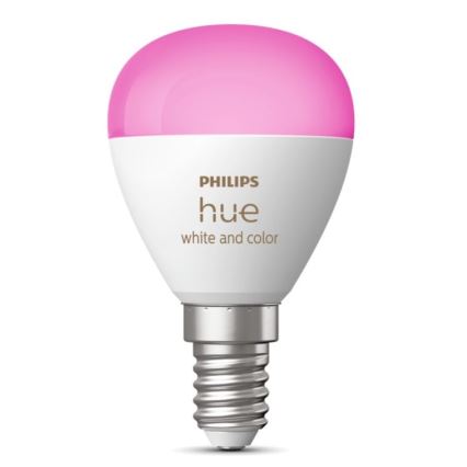 Lampadina LED RGBW dimmerabile Philips Hue White And Color Ambiance P45 E14/5,1W/230V 2000-6500K