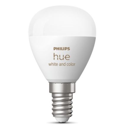 Lampadina LED RGBW dimmerabile Philips Hue White And Color Ambiance P45 E14/5,1W/230V 2000-6500K