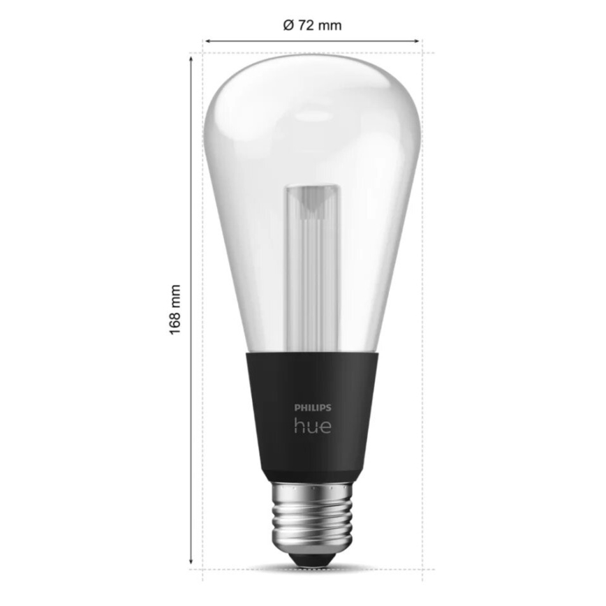 Lampadina LED RGBW dimmerabile Philips Hue White And Color Ambiance E27/6,8W/230V 2000-6500K