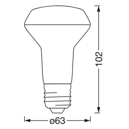LED RGBW Lampada a riflettore dimmerabile SMART+ R63 E27/4,7W/230V 2700-6500K Wi-Fi - Ledvance