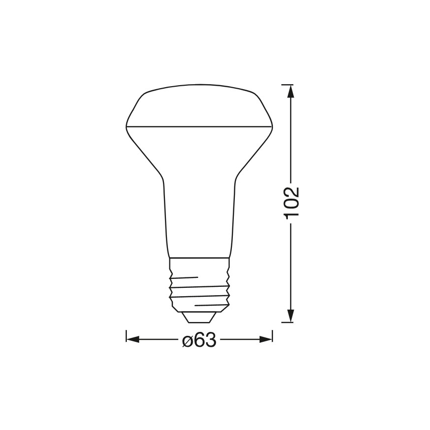 LED RGBW Lampada a riflettore dimmerabile SMART+ R63 E27/4,7W/230V 2700-6500K Wi-Fi - Ledvance