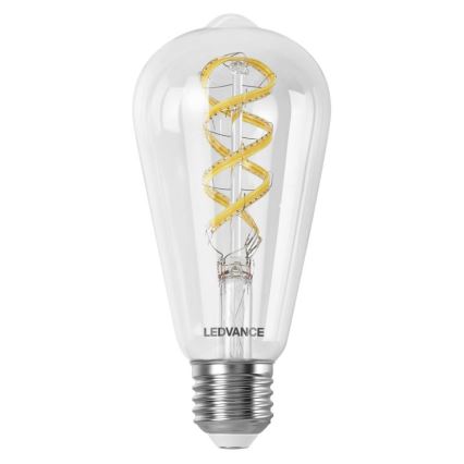 Lampadina LED RGBW dimmerabile SMART+ FILAMENT EDISON ST64 E27/4,8W/230V 2700-6500K Wi-Fi - Ledvance