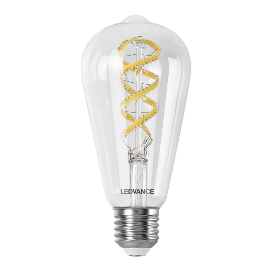 Lampadina LED RGBW dimmerabile SMART+ FILAMENT EDISON ST64 E27/4,8W/230V 2700-6500K Wi-Fi - Ledvance