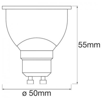 Lampadina LED RGBW dimmerabile SMART+ GU10/5W/230V 2700K-6500K - Ledvance