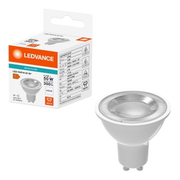 Lampadina LED riflettore PAR16 GU10/4,5W/230V 4000K 36° - Ledvance