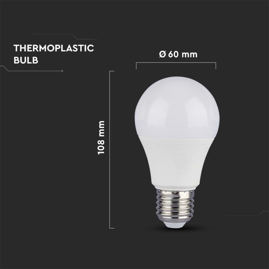 Lampadina LED SAMSUNG CHIP A60 E27/8,5W/230V 4000K