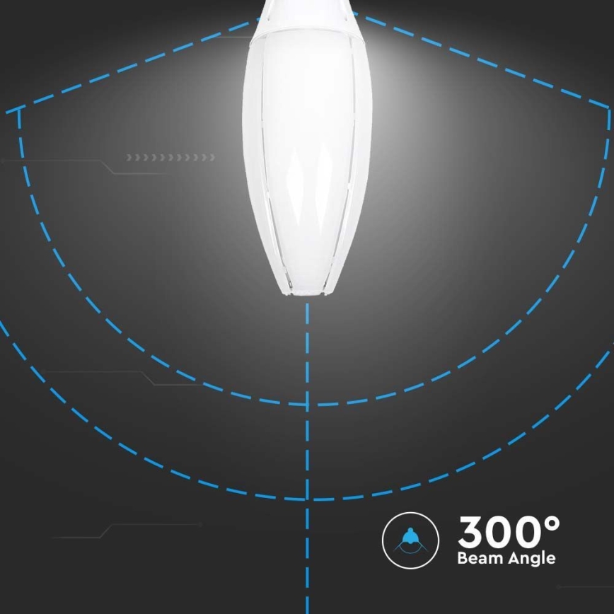 Lampadina LED SAMSUNG CHIP E40/60W/230V 4000K