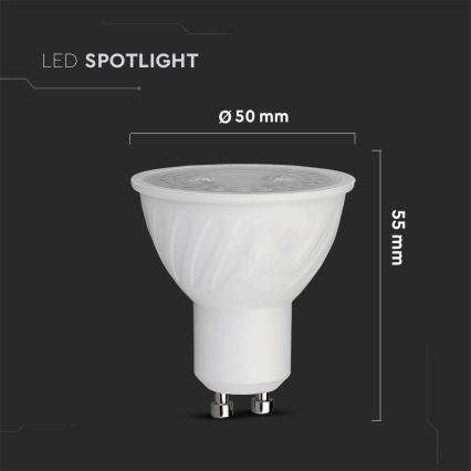 Lampadina LED SAMSUNG CHIP GU10/6W/230V 4000K