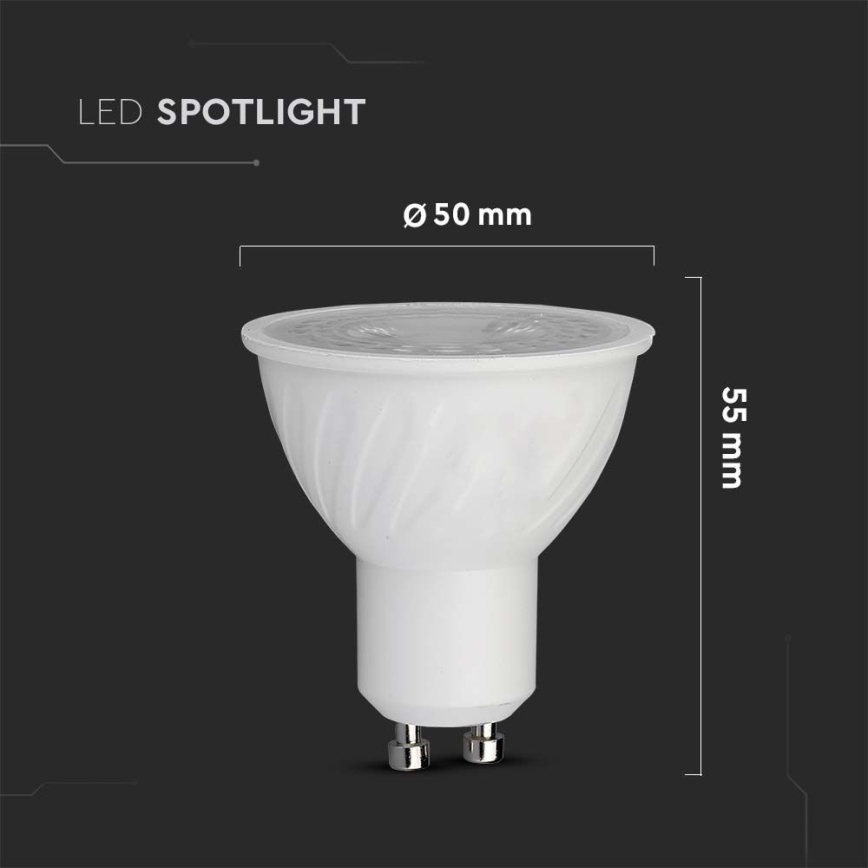 Lampadina LED SAMSUNG CHIP GU10/6W/230V 4000K