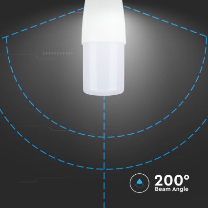 Lampadina LED SAMSUNG CHIP T37 E14/7,5W/230V 6400K