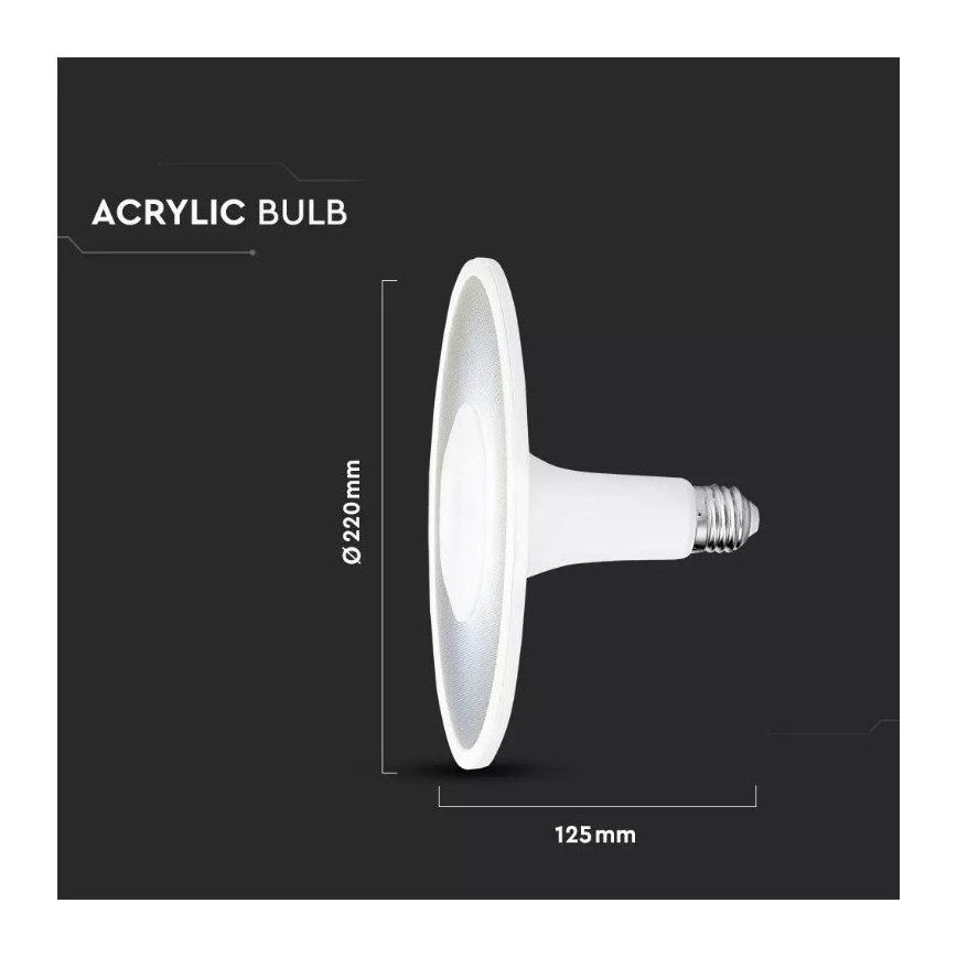 Lampadina LED SAMSUNG CHIP UFO E27/18W/230V 120° 4000K