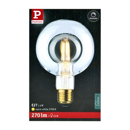 Lampadina LED SHAPE G95 E27/4W/230V 2700K - Paulmann 28766