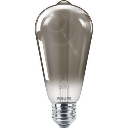 Lampadina LED SMOKY VINTAGE Philips ST64 E27/2,3W/230V 2700K