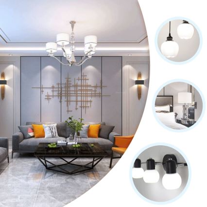 Lampadina LED ST64 E27/8W/230V 330° 6500K - Aigostar