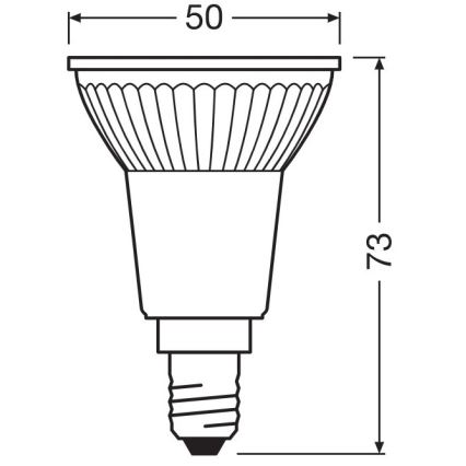 Lampadina LED STAR PAR16 E14/4,5W/230V 2700K - Osram